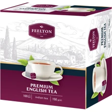 Чай Feelton черный Premium English Tea ОРА 100х1.5 г (8908012648055): undefined undefined