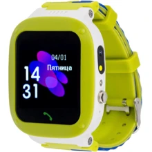Смарт-часы AmiGo GO004 Splashproof Camera+LED Green: Емкость батареи, мАч 400