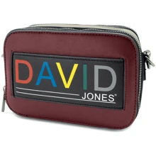 Женская сумка кросс боди David Jones бордовая (7771684): Пол Женский