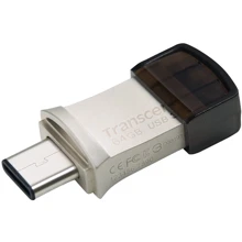 USB-флешка Transcend 64GB JetFlash 890 USB 3.1/Type-C Silver (TS64GJF890S): Стандарт USB USB Type-C / USB 3.1