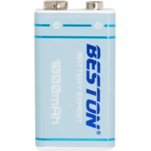 Beston 9V USB Type-C 1000mah Li-ion (9VC-10VC/AA620289): Ємність 1000 мАч