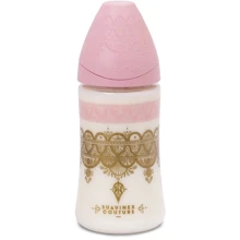 Пляшка Suavinex Couture, 270 мл, рожевий (304163): Матеріал пластик