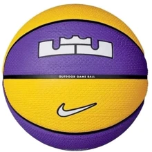 М'яч для гри Nike PLAYGROUND 2.0 8P L JAMES DEFLATED COURT PURPLE/AMARILLO/BLACK/WHITE баскетбольний size 7: Вид Баскетбольні
