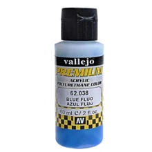 Краска Vallejo акрил-полиуретановая Premium Color синий флуоресцентный (VLJ62038): Производитель Vallejo