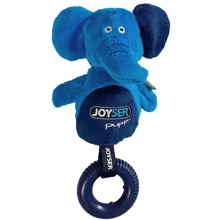 М'яка іграшка Joyser Puppy Elephant with Ring слон з пищалки для цуценят синій S / M 22х11.5х6 см: undefined undefined