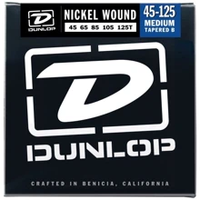 Струна для гитар Струны DUNLOP DBN45125T NICKEL PLATED STEEL MEDIUM 5 TAPERED B 45-125: Тип Комплект струн