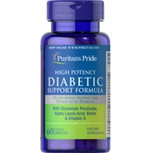 Puritan's Pride Diabetic Support Formula-60 Caplets: Форма випуску капсули