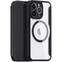 Чехол для iPhone Fashion Dux Ducis Skin X Pro with MagSafe Black for iPhone 15 Pro: Цвет черный