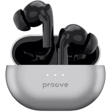 Навушники Proove Woop TWS with ANC Silver/Black: Тип конструкції вакуумные