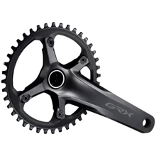 Шатуни Shimano FC-RX600-11 GRX (11Х1) інтегрована вісь, 172.5мм 40Т, без каретки (EFCRX600111DXB0): Кількість зірок 1