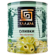 Оливки без косточки Еллада 2.8 кг (4820186140712): Вес нетто 2.8 кг