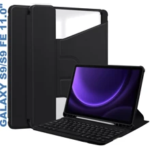 Аксессуар для планшетных ПК BeCover Case Rotatable Smart Keyboard Black for Samsung X710 Galaxy Tab S9 / X510/X516B Galaxy Tab S9 FE (710426): Цвет черный