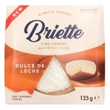 Сыр Kaserei мягкий Briette Dulce de Leche 125 г (DLR16670) (WT5074): Вес нетто 125 г