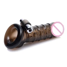 Удлиняющая насадка с вибрацией Vibrating Girth Enhancing Sheath: Для кого Для мужчин