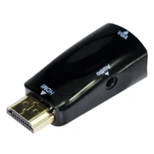Кабель и переходник Cablexpert HDMI - VGA V 1.4 (M/F), Black (A-HDMI-VGA-02): Тип адаптер