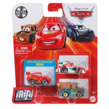 Набор из 3 металлических мини-гонщиков из м/ф Тачки Hot Wheels (в ассортименте): Производитель Hot Wheels