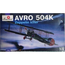Модель Amodel Британський винищувач дерижаблів AVRO-504K (AMO7268): Виробник AMODEL