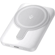 Зовнішній акумулятор Vention Power Bank 5000mAh Magnetic Wireless 5000mAh 20W White (FHSW0): Ємність батареї, мАг 5000