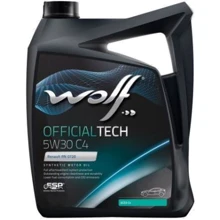 Моторное масло WOLF OFFICIALTECH 5W30 C4 5л: Тип Синтетическое