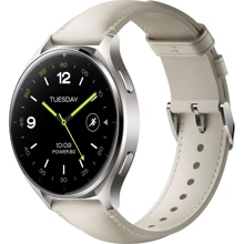 Смарт-часы Xiaomi Watch 2 Titan Gray Case with White Leather Strap (UA): Дисплей 1.43" AMOLED (466x466) / 326 PPI