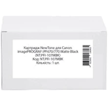Картридж NewTone Canon imagePROGRAF iPF670/770 Matte Black (NT.PFI-107MBK): Виробник NewTone