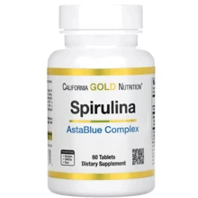 California Gold Nutrition Spirulina Спирулина 60 таблеток: Форма выпуска Таблетки