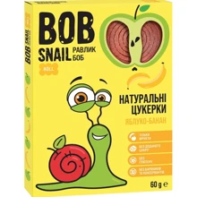 Цукерки Bob Snail яблучно-бананові 60г: Тип Конфеты
