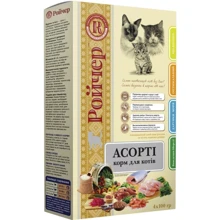 Сухой корм Ройчер Ассорти для котов 400 г .(4820125432137): Тип Сухой корм