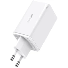 Зарядное устройство Baseus Wall Charger GaN6 Pro 2хUSB-C+2xUSB 65W White With USB-C Cable (P10162701213-00): Особенности Быстрая зарядка, USB-C