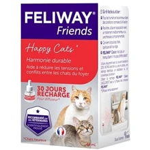 Сменный блок для диффузора Ceva Feliway Friends успокаивающее средство для кошек во время стресса при содержании нескольких кошек в помещении 48 мл (179,812: undefined undefined