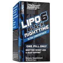 Жироспалювач Nutrex Research Lipo-6 NightTime 30 capsules: Стать Унисекс