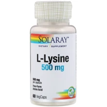 Solaray L-Lysine, 500 mg, 60 Veg Capsules (SOR04940): Тип Лизин
