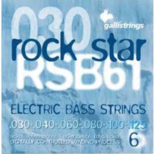 Струна для гитар Струны для бас-гитары Galli Rock Star RSB61 (30-125) Nickel 6-Strings Long Scale Light: Тип Комплект струн
