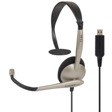 Навушники Koss CS95 USB Mono (195512.101): Тип конструкції накладні