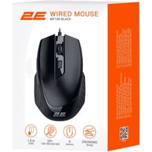 Мышь 2E MF180 Black (2E-MF180UB): Интерфейс подключения USB
