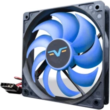 Кулер Frime FBF120 Black/Blue Molex (FBF120HB4): Уровень шума, dB 24