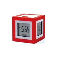 Будильник-термометр Lexon Cubissimo червоний (LR79R5): Виробник LEXON