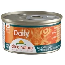 Almo Nature Adult Cat Daily Mousse з тунцем і куркою 85 г: Тип Консерви