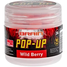 Приманка и прикормка Бойл Brain fishing Pop-Up F1 Wild Berry (земляника) 10mm 20g (200.58.45): undefined undefined