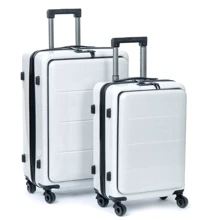 Комплект валіз Подіум 2 в 1 ABS-пластик білий (32478 white): Стать унісекс
