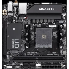 GIGABYTE A520I AC: Оперативна пам'ять 2xDDR4 5300 МГц, до 64 ГБ