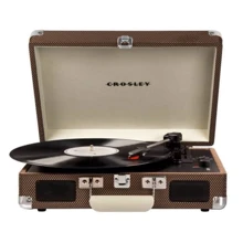 Виниловый проигрыватель Crosley Cruiser Deluxe (Tweed): Привод ременной