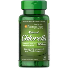 Puritan's Pride Natural Chlorella Хлорелла 500 мг 120 таблеток: Форма выпуска Таблетки