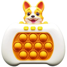 Электронная приставка Bambi антистресс Pop It консоль Quick Push Puzzle Game Fast (19591K(White)): Тип игровая консоль