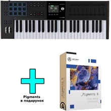 MIDI-клавіатура Arturia KeyLab 49 mk3 (Black) + Arturia Pigments: Механика Полувзвешенная
