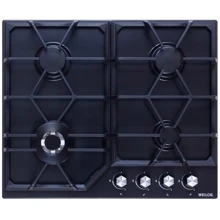 Варочная поверхность газовая Weilor GM W604 BL: Расположение панели спереди