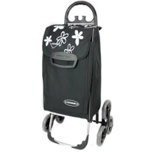 Сумка-тележка Aurora Sanremo 68 Black/Flower (926839): Цвет черный