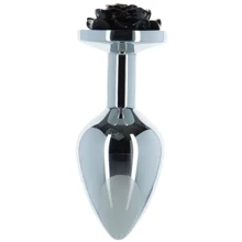 Анальний затор Lux Active Rose Anal Plug Black у наборі з віброкулею: Для кого унісекс