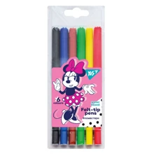 Фломастери YES Minnie Mouse 6 кольорів (650512): Тип На водной основе