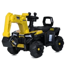 Детский электромобиль Bambi Racer трактор с ковшом, желтый (M 5790BLR-6): Вид трактор